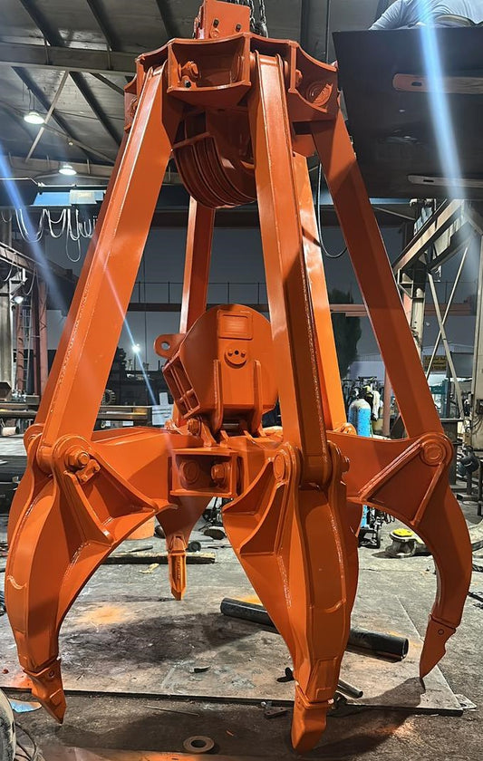 Rock Mechanical Grapper with Cable Control for Crane